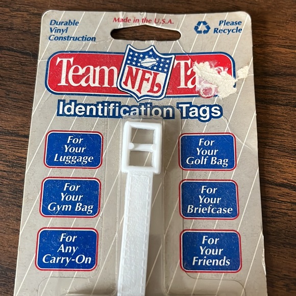 UNOPENED: 1992 Los Angeles Raiders Team NFL Identification Tag - Picture 3 of 5